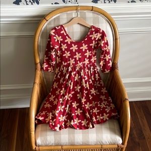 Alice and Ames red floral dress